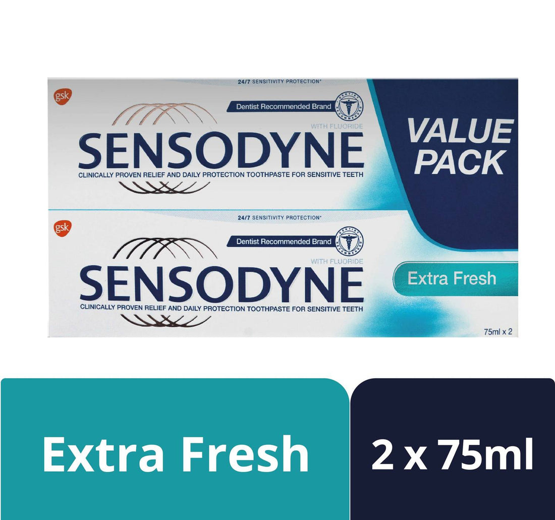 Sensodyne Extra Fresh Toothpaste Value Pack 2 x 75 ml