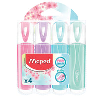 Maped Highlighter Pastel 4 Colours Assorted