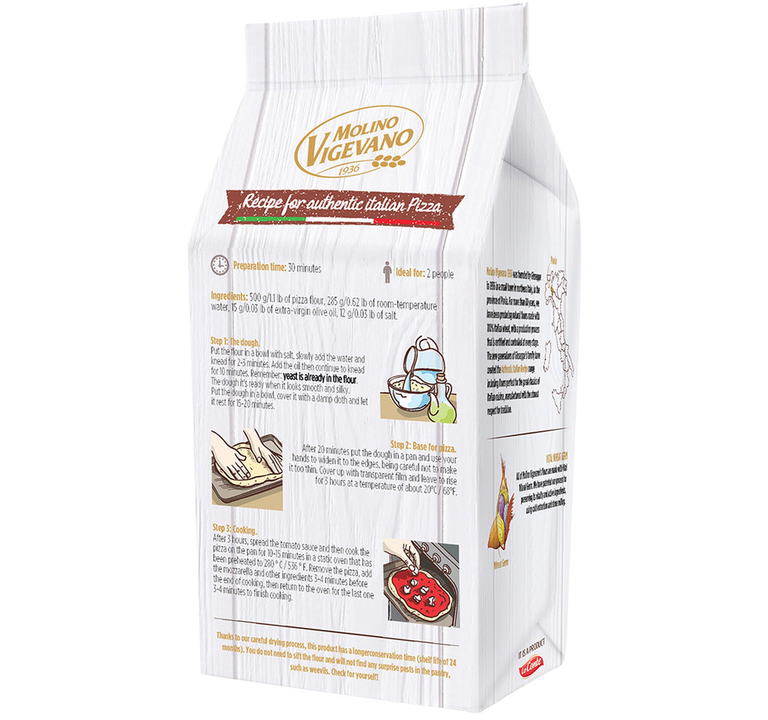 Molino Vigevano Pizza Flour 500 g