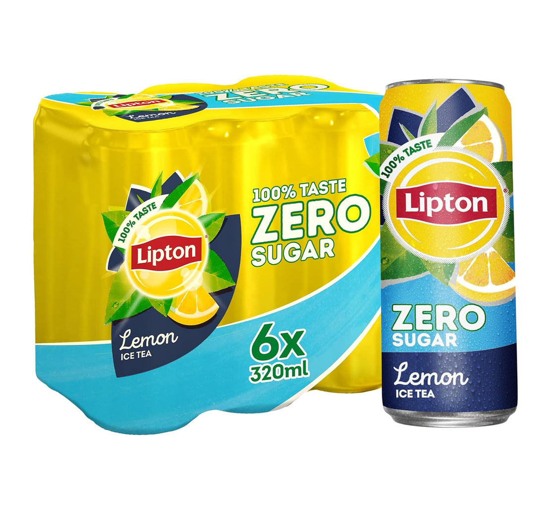 Lipton Zero Lemon Iced Tea 6 x 320 ml