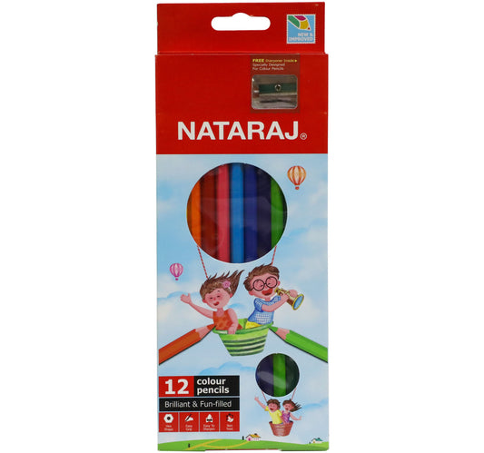 Nataraj 12 Colour Pencils