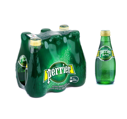 Perrier Natural Sparkling Mineral Water Regular 6 x 200 ml