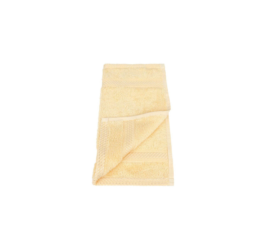 Laura Collection Face Towel, 30 x 30 cm, Yellow