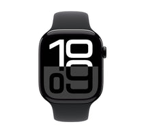 Apple Watch Series 10 46 mm GPS Smartwatch, Jet Black Aluminium Case with Black Sport Band (S/M),MWWP3QA/A