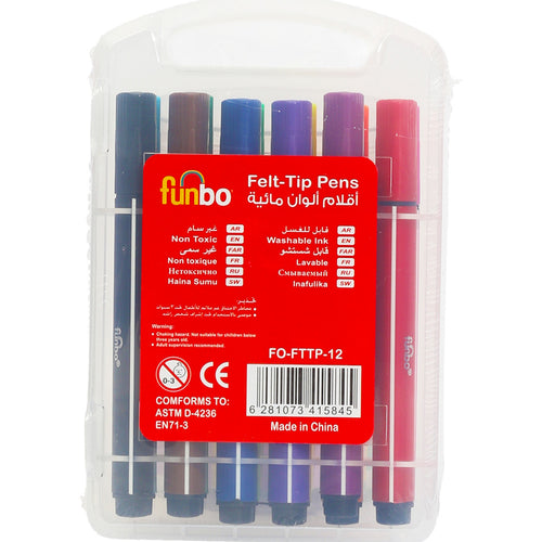 Funbo Felt-Tip Pens FO-FTTP-12