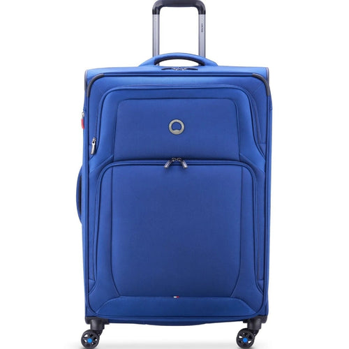 Delsey Optimax 4 Wheel Soft Trolley, 70 cm, Blue
