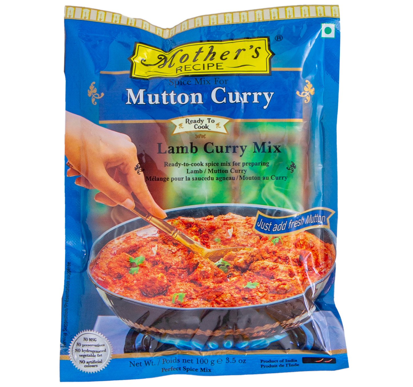 Mother's Recipe Mutton/Lamb Curry Mix 100 g