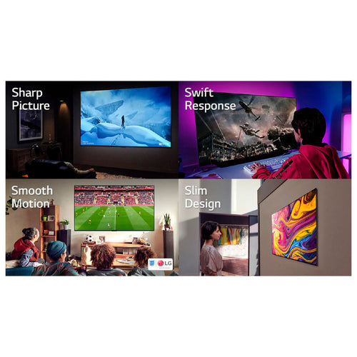 LG OLED TV 65 Inch A1 Series, Cinema Screen Design 4K Cinema HDR WebOS Smart AI ThinQ Pixel Dimming