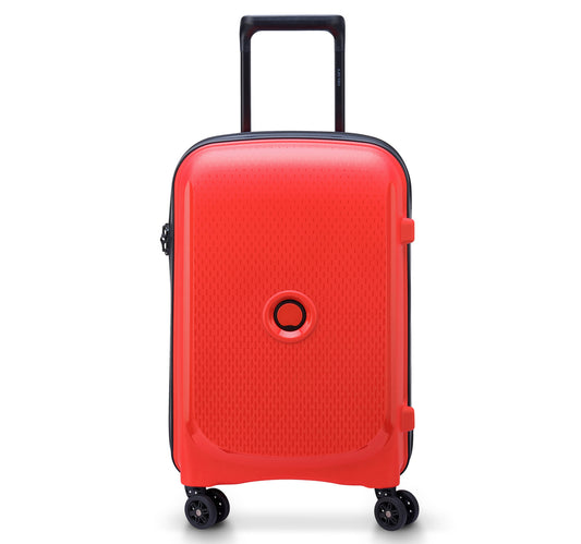 Delsey Belmont Plus Non Expandable 4Wheel Hard Trolley 55cm Red