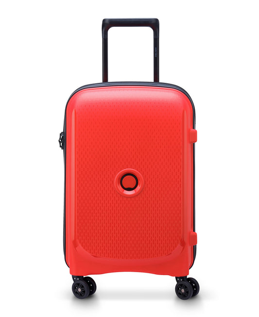 Delsey Belmont Plus Non Expandable 4Wheel Hard Trolley 55cm Red