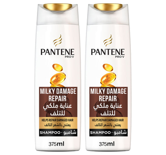شامبو بانتين برو-في ميلكي دامج ريبير 2 × 375 مل