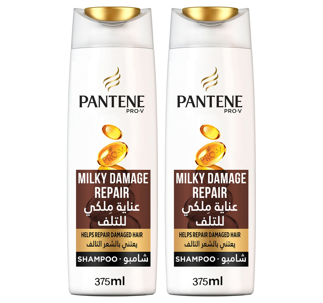 شامبو بانتين برو-في ميلكي دامج ريبير 2 × 375 مل