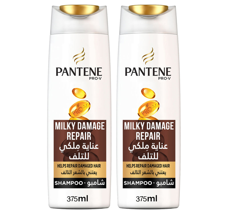 Pantene Pro-V Milky Damage Repair Shampoo 2 x 375 ml