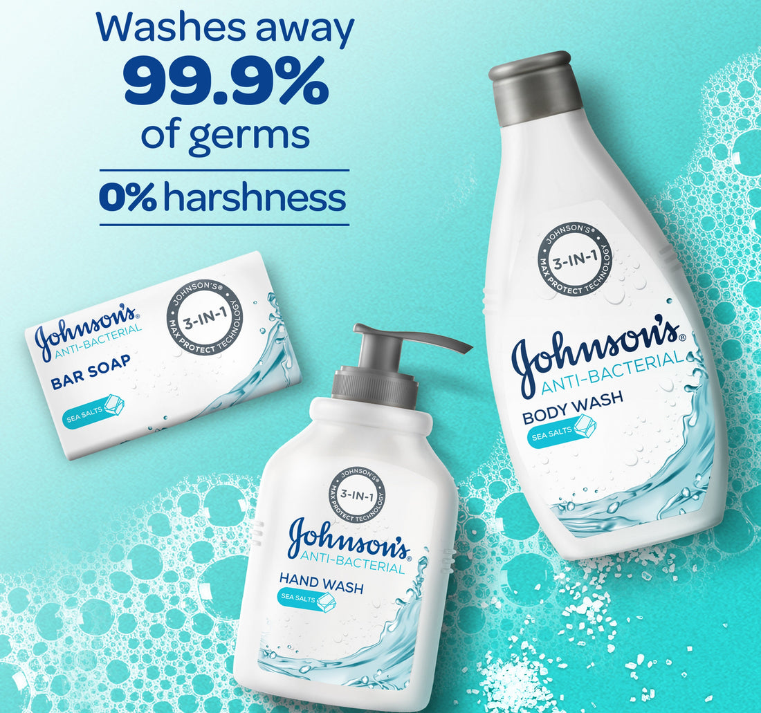 Johnson's Antibacterial Hand Wash Sea Salt 500 ml