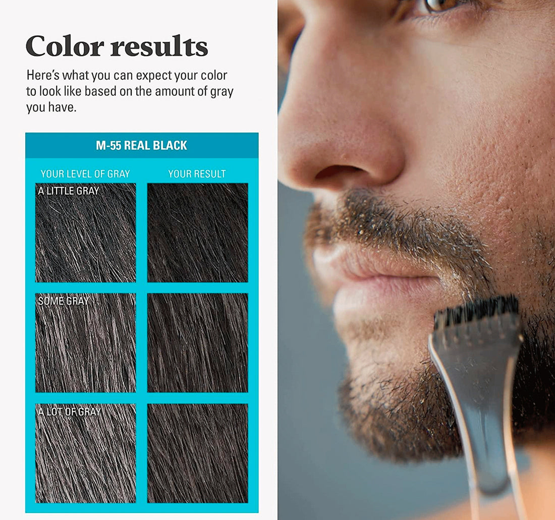 Just For Men Moustache & Beard M-55 Real Black 1 pkt