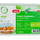 LuLu Plastic Containers Rectangular 500 ml 5 pcs