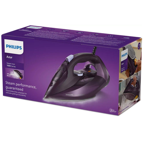 Philips 7000 Series HV Steam Iron, 2800W, Dark Purple, DST7051/36