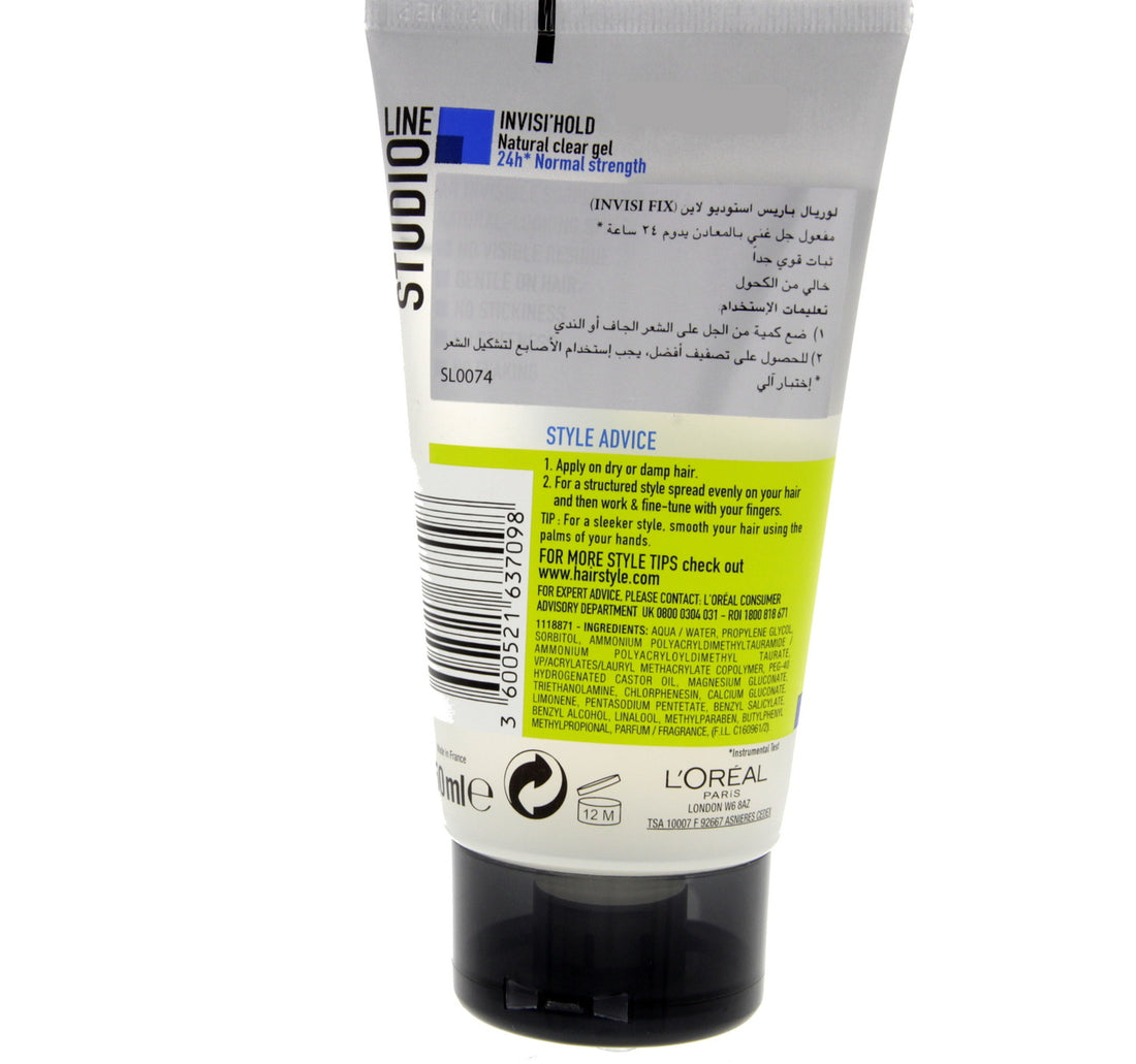 L'Oreal Paris Studio Line Mineral Control Invisi'Hold Gel Normal 150 ml