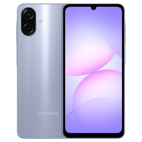 Samsung Galaxy A07 4G Smartphone, 4 GB RAM, 128 GB Storage, Light Violet, SM-A075FLVGMEA