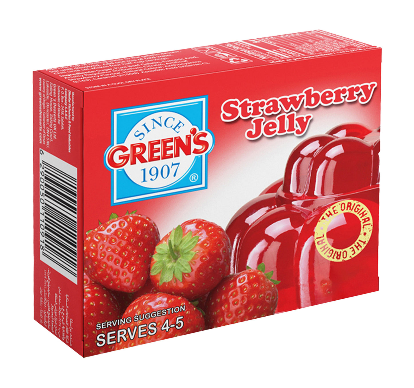 Green's Strawberry Jelly 12 x 80 g