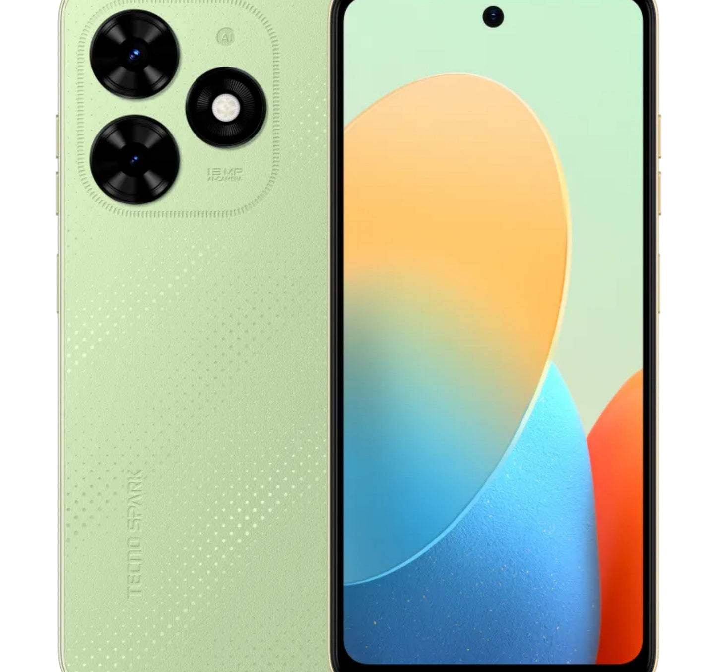 Tecno Spark Go 2024 4G Smartphone, 3 GB RAM, 64 GB Storage, Magic Skin Green