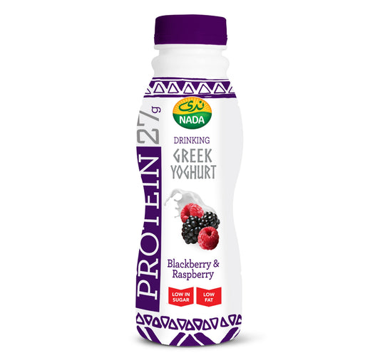 Nada Greek Yoghurt Drink Blackberry & Raspberry 330 ml Sultan Center