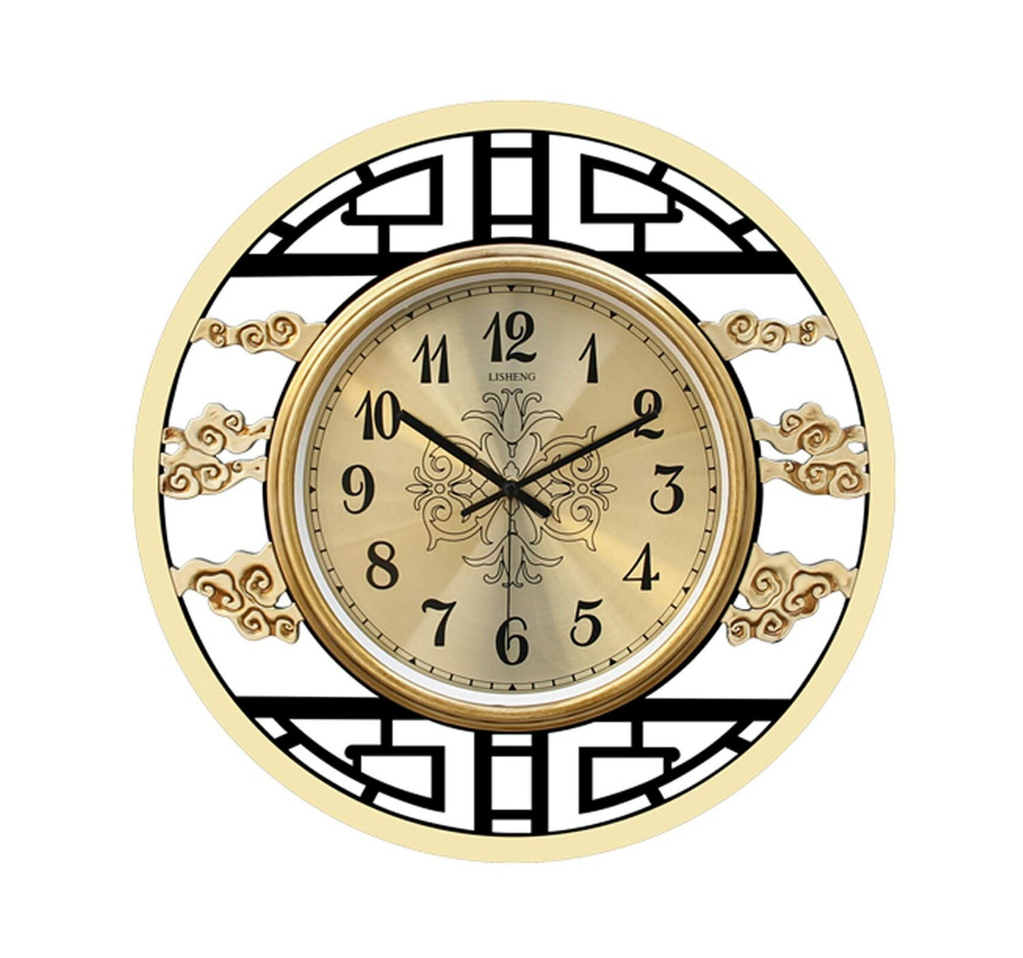 Maple Leaf Metal Wall Clock YK098