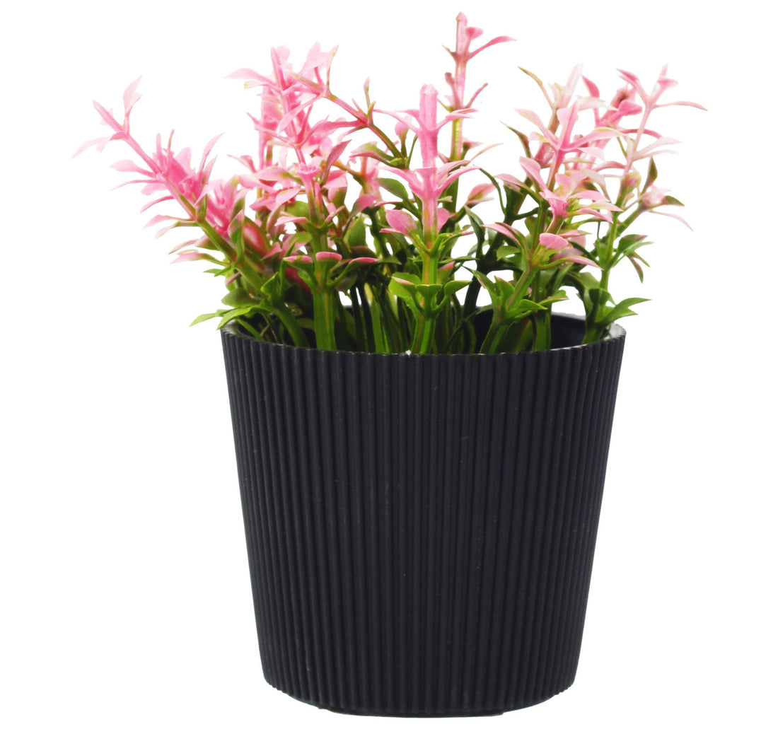 Maple Leaf Home Eva Flower With Black Pot