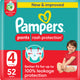 Pampers Rash Protection Pants Diapers, Size 4, 9-14kg, Mega Pack, 52 pcs