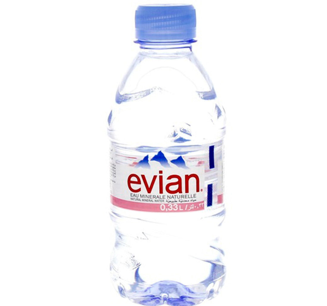 Evian Natural Mineral Water 330 ml