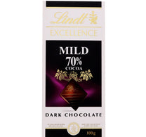 Lindt Excellence Mild 70% Cocoa Dark Chocolate 100 g