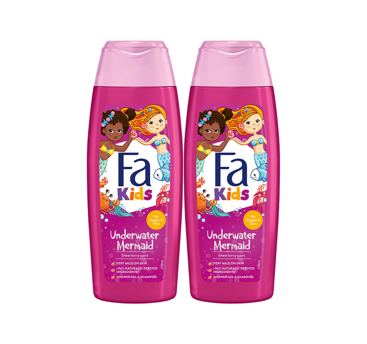 جل استحمام وشامبو فا كيدز تحت الماء حورية البحر 2 × 250 مل