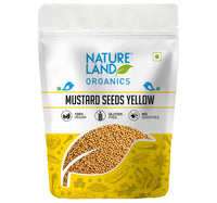 Natureland Organics Mustard Seeds Yellow 150 g