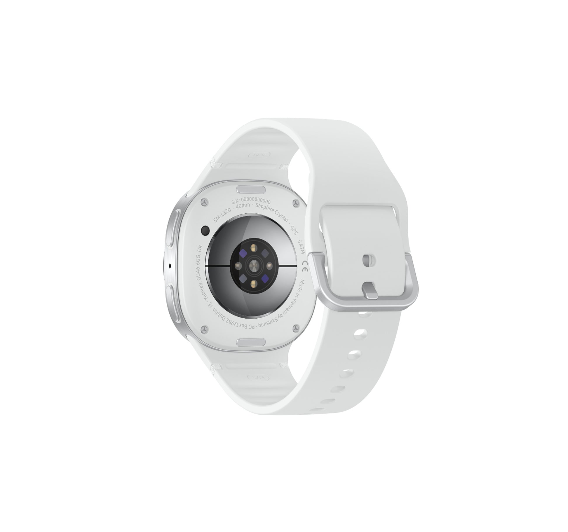 Samsung Galaxy Watch8 Smartwatch, 40mm, Silver, SM-L320NZSAMEA