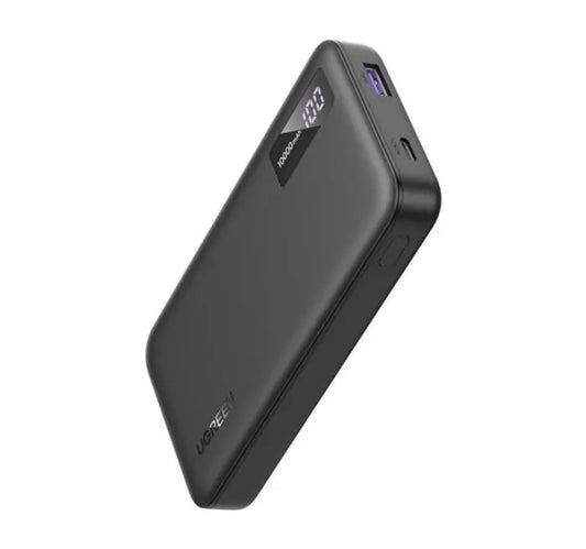 Ugreen Fast Charging Power Bank, USB-C 30W + USB-A 22.5W, 10000mAh, Black, PB311-25742