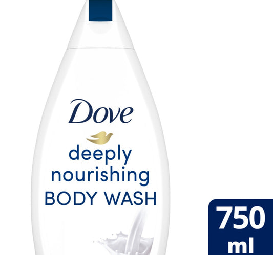 Dove Deeply Nourishing Bodywash 750 ml
