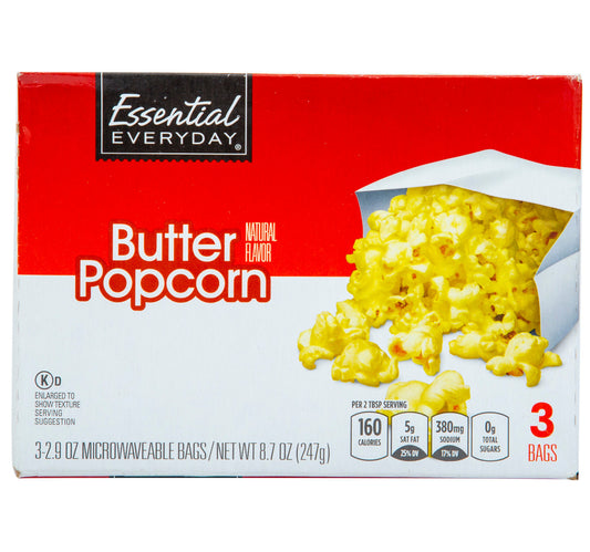 زبدة الفشار الأساسية اليومية الطبيعية 247 جم