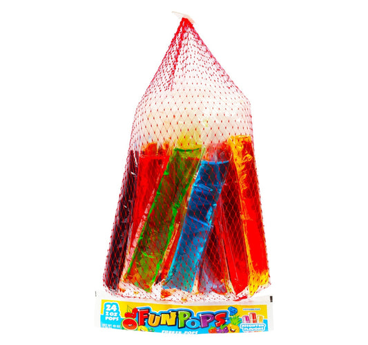 Fun Pops Assorted Flavored Freeze Pops 24 pcs 1.35 kg