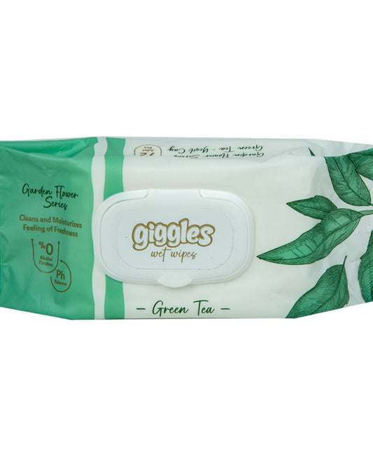 Giggles Green Tea Wet Wipes 72 pcs