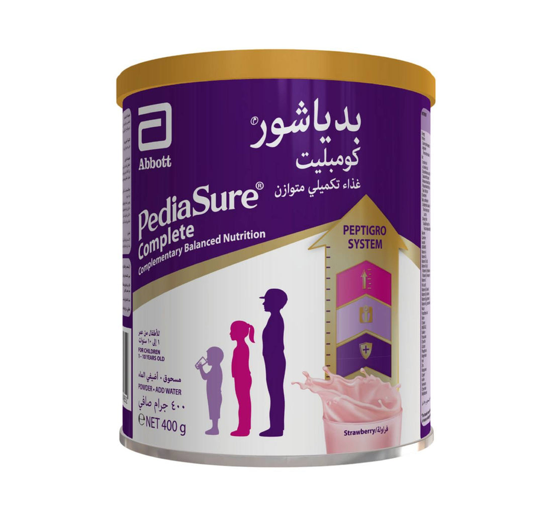 نظام بيدياشور بيبتيجرو بنكهة الفراولة للأطفال من عمر 1 إلى 10 سنوات 400 جرام
