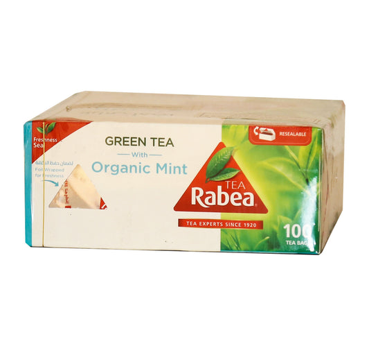 Rabea Green Tea & Mint 100 Teabags