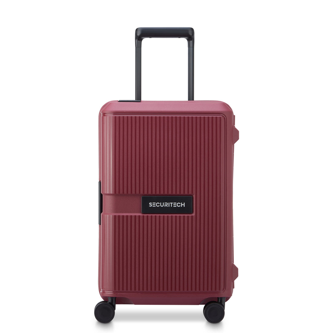 Delsey Securitech Stone 4 Double Wheels Hard Trolley, 55 cm, Burgundy