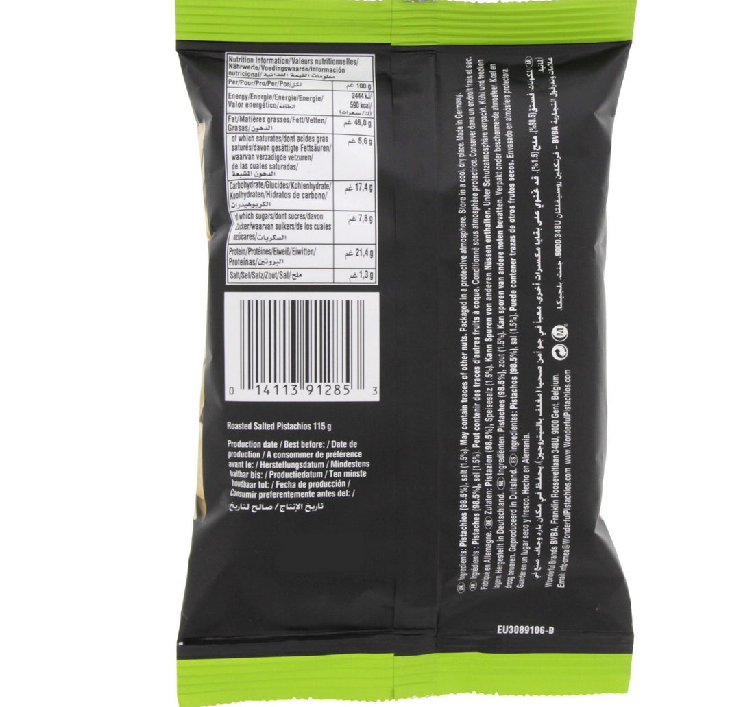 Wonderful Roasted Salted XXL Pistachios 115 g