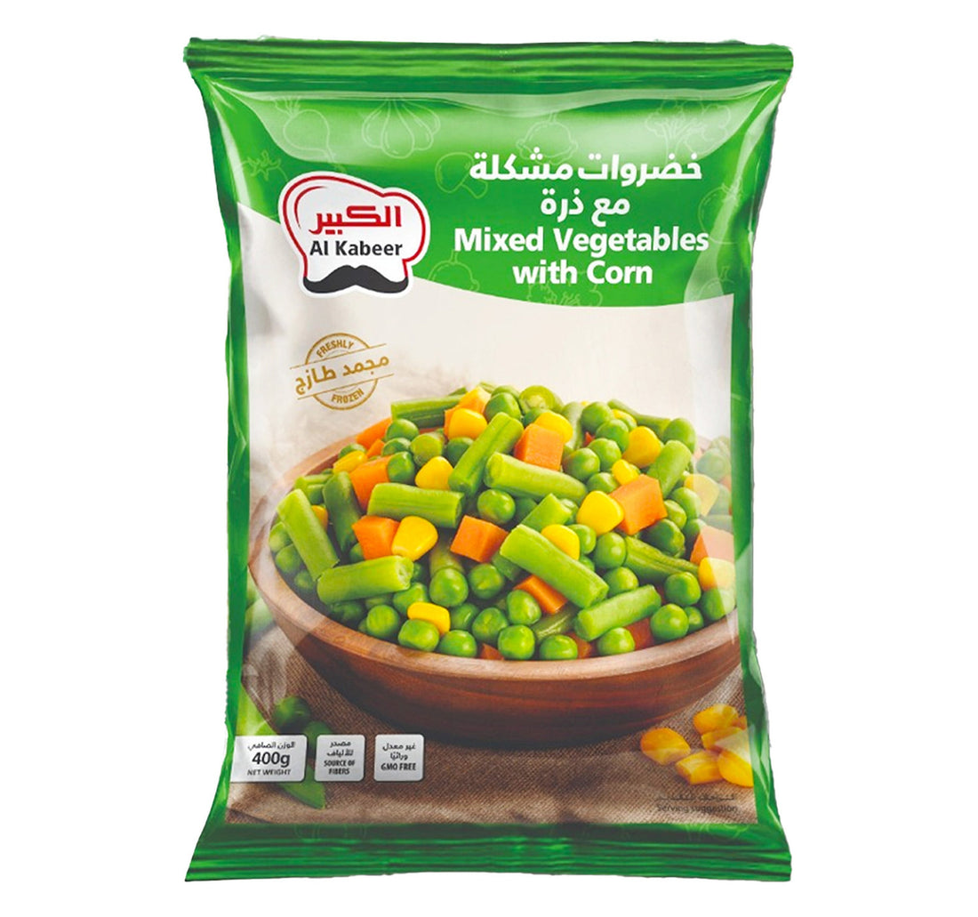 Al Kabeer Mixed Vegetables with Corn Value Pack 3 x 400 g