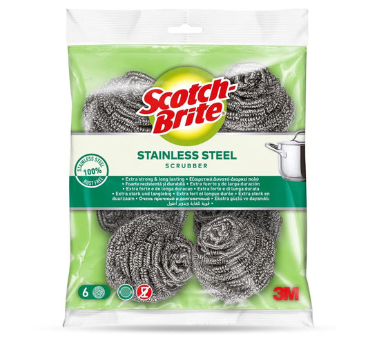 Scotch Brite Stainless Steel Spiral 6 pcs