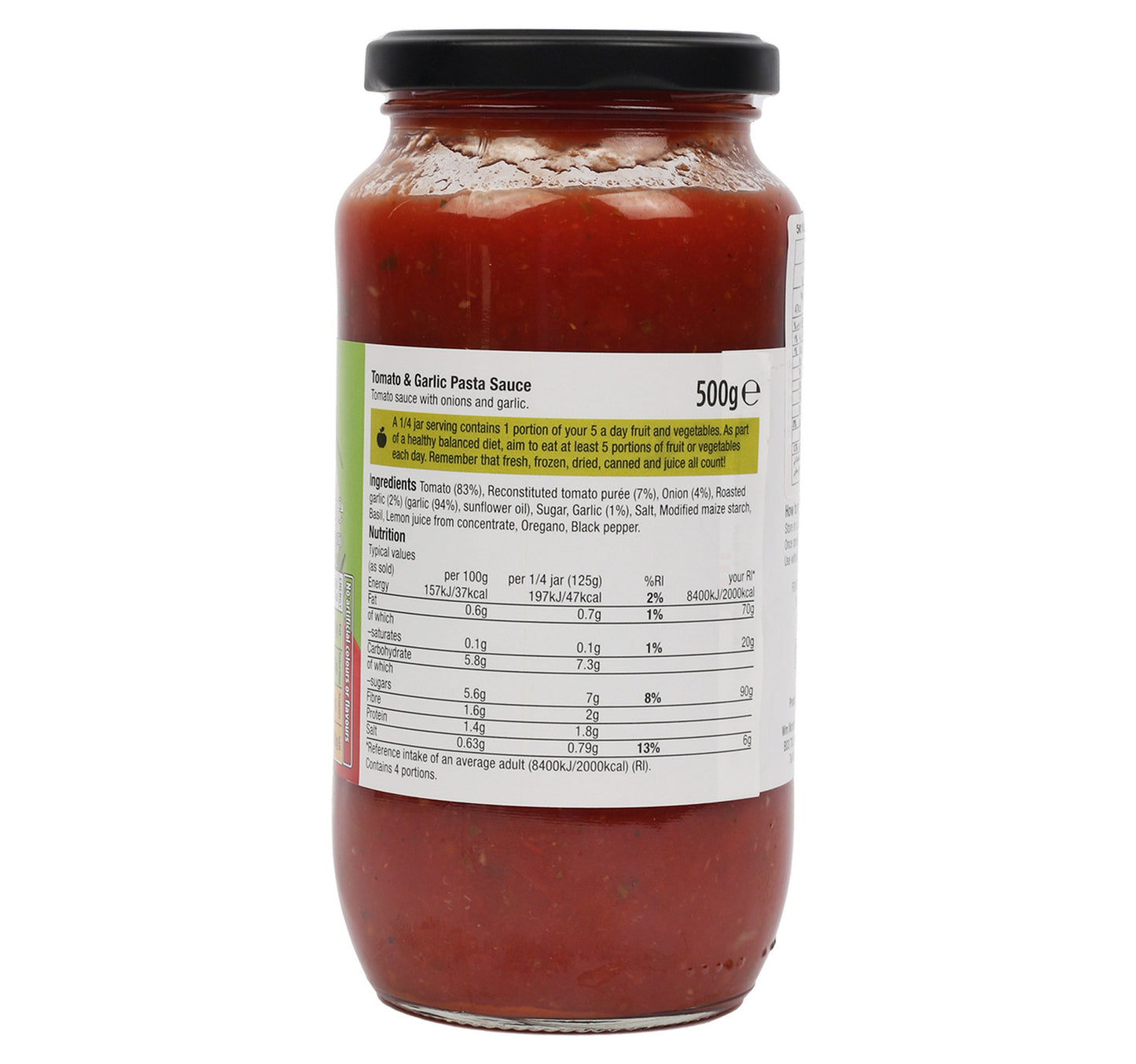 Morrisons Tomato & Garlic Pasta Sauce 500 g