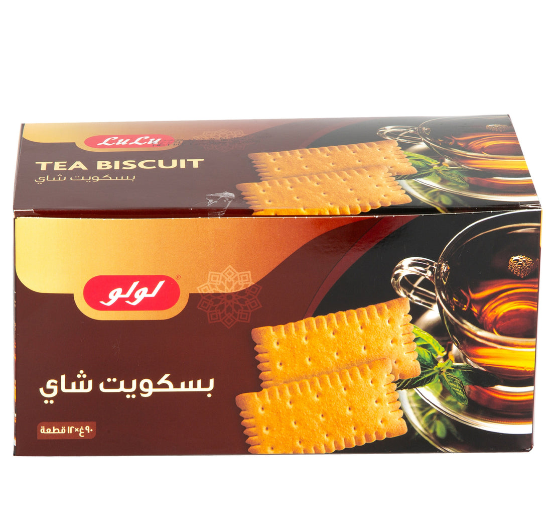 LuLu Tea Biscuit Value Pack 12 x 90 g