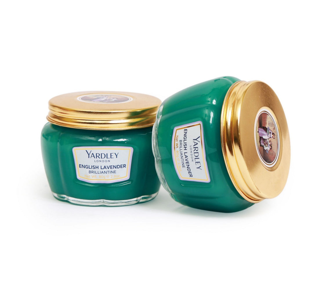Yardley Brilliantine English Lavender Hair Cream 2 x 80 g