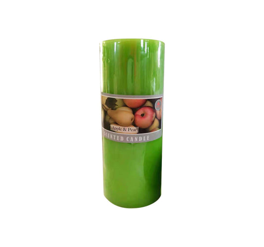 Maple Leaf Scented Pillar Candle ZL7520 640gm 20cm Apple & Pear