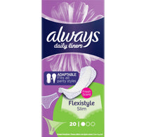 Always Daily Liners Multiform Pantyliners With Fresh Scent Normal 20pcs